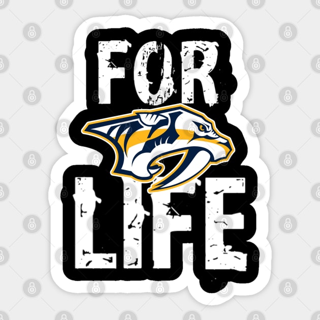 Nashville Predators Sticker by vhsisntdead